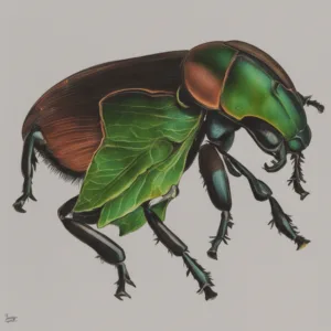 japanese beetle illustration
